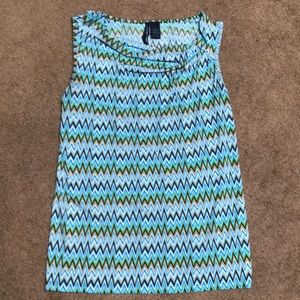 Funky sleeveless blouse